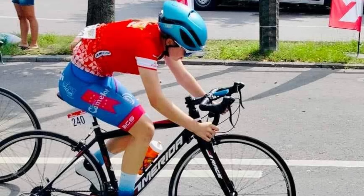 Kolarka Mlks-u Wieluń Kamila Niewiadomska rywalizowała w Tour de Pologne junior