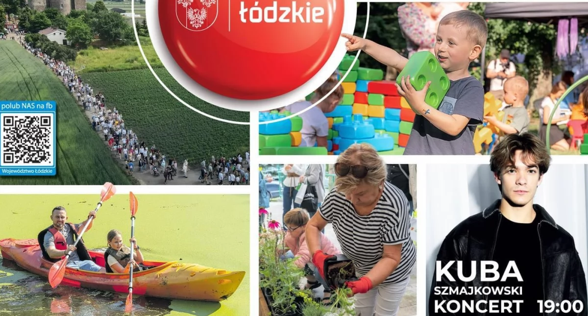 Piknik z Województwem Łódzkim w Złoczewie: koncert Kuby Szmajkowskiego i atrakcje dla rodzin