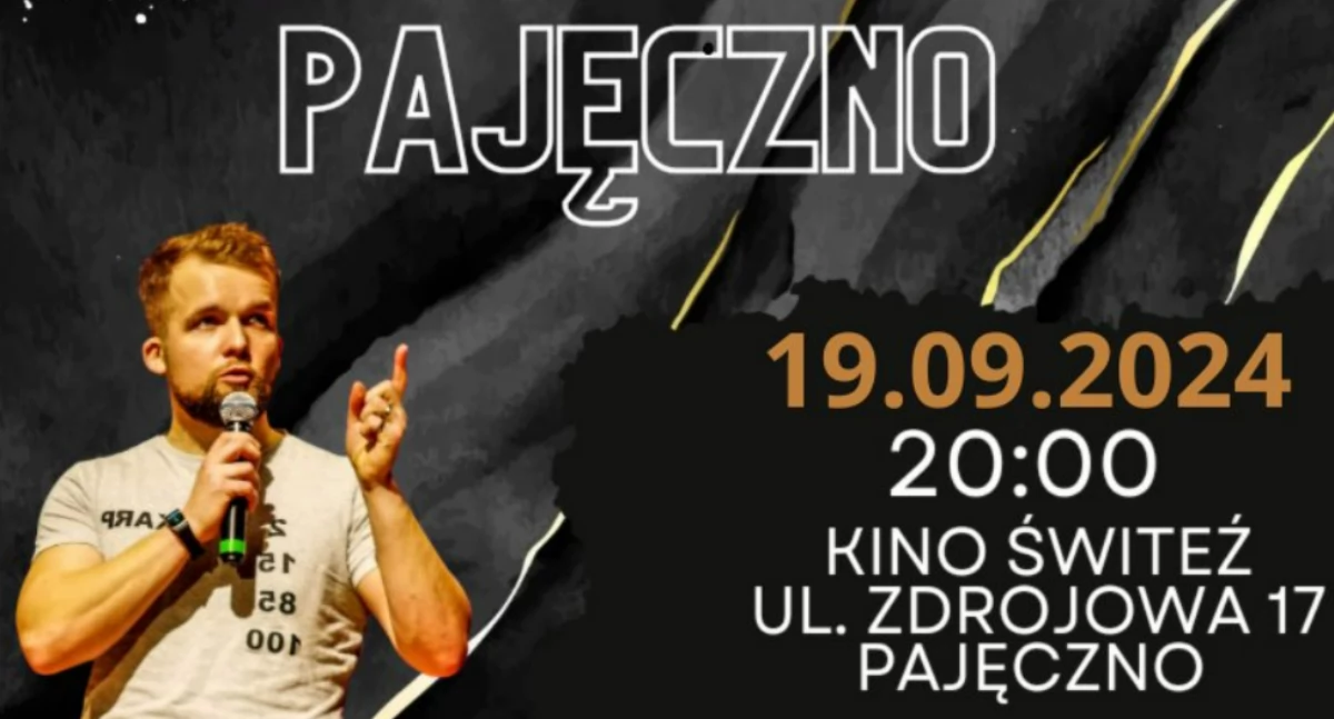 Stand-up Tomasz Karp Bartkowiak w Pajęcznie: Karp wyjście z mułu – 19 września 2024