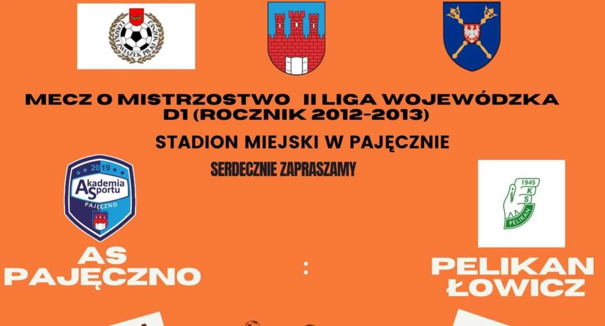 II liga wojewódzka startuje w Pajęcznie: AS Pajęczno zmierzy się z Pelikanem Łowicz