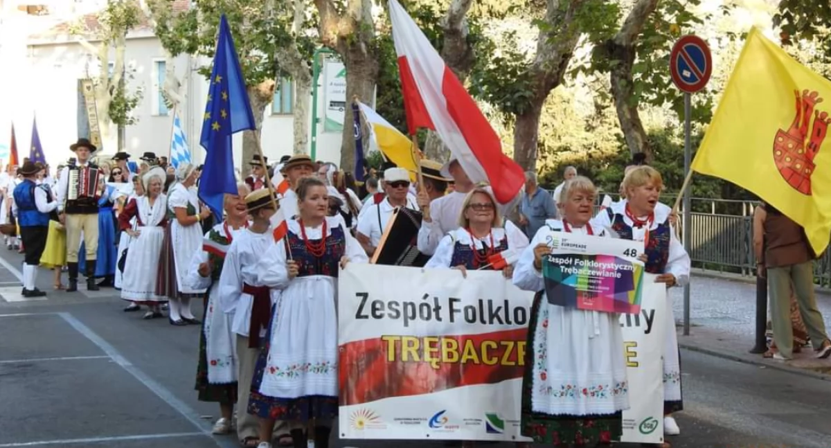 Zespół Trębaczewianie reprezentował Polskę na Europeade 2024 w Sardynii