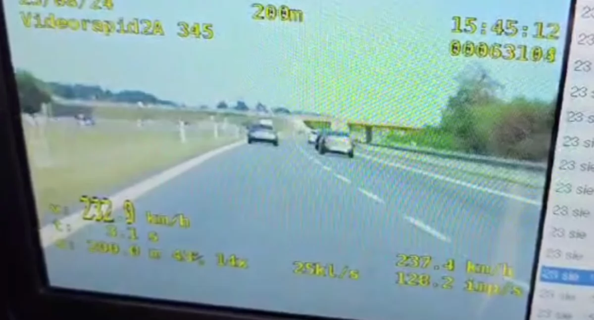 Pędził jak szalony na S8 - pirat drogowy z bmw zatrzymany