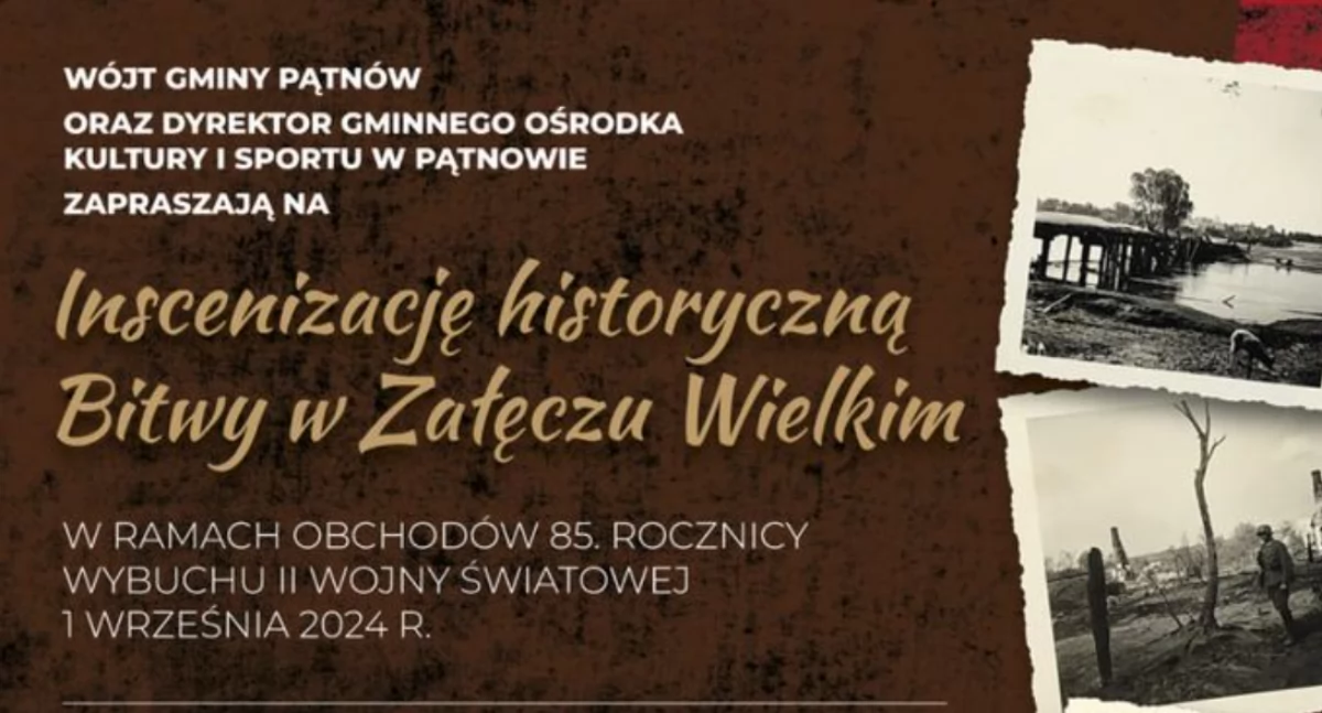 Cenna lekcja historii - w Załęczu Wielkim odtworzą bitwę z czasów II wojny światowej