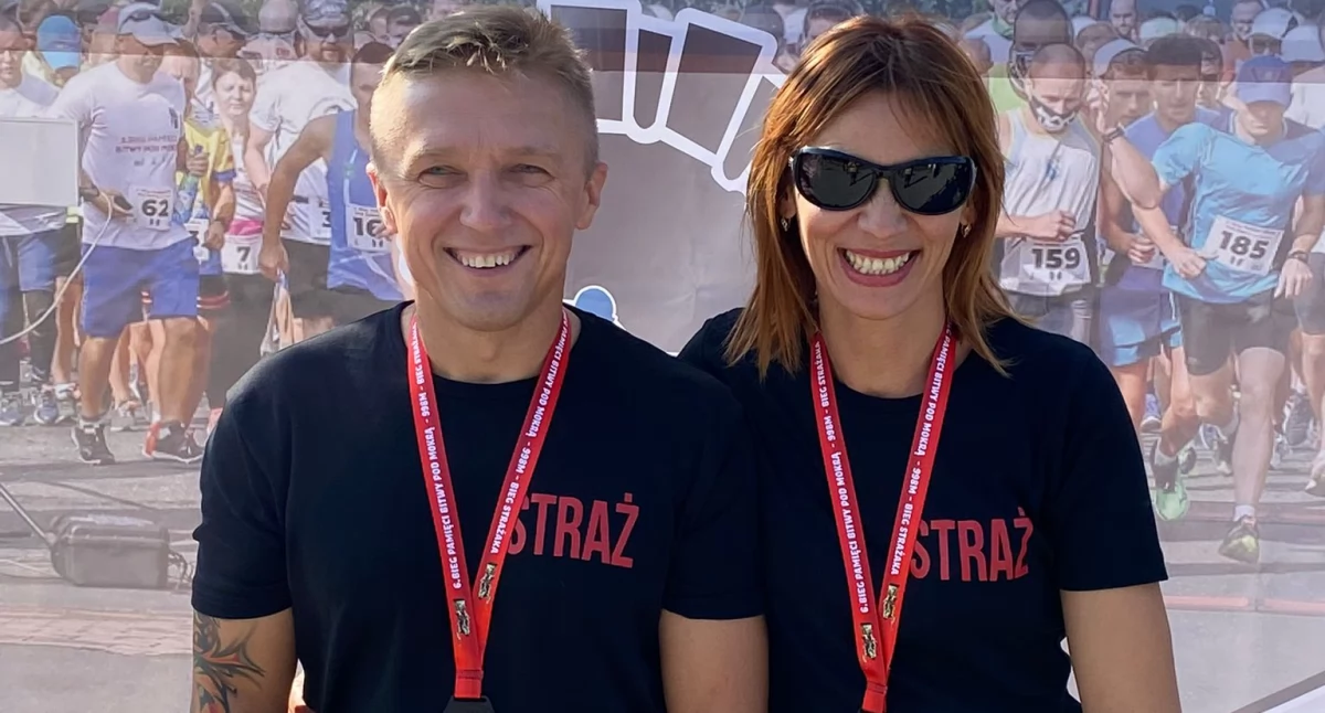 Marta Jegers wygrywa Bieg Strażaka w Mokrej mimo przeciwności losu