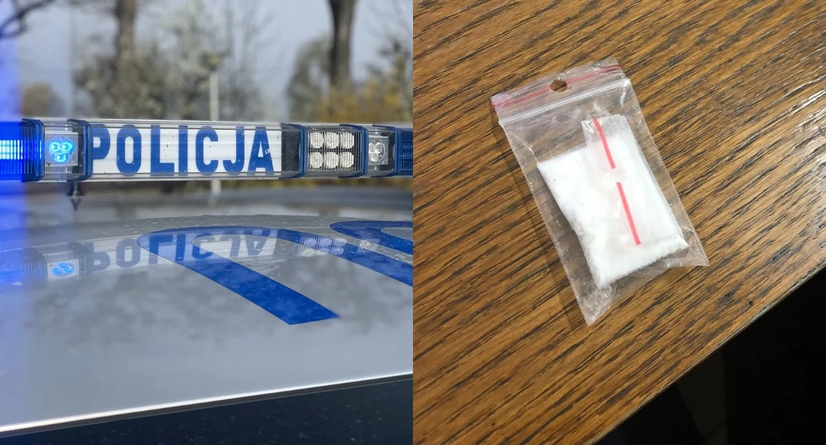 Policjanci kontrolowali okolice szkoły - zatrzymali dwóch mężczyzn, którzy mieli przy sobie narkotyki 