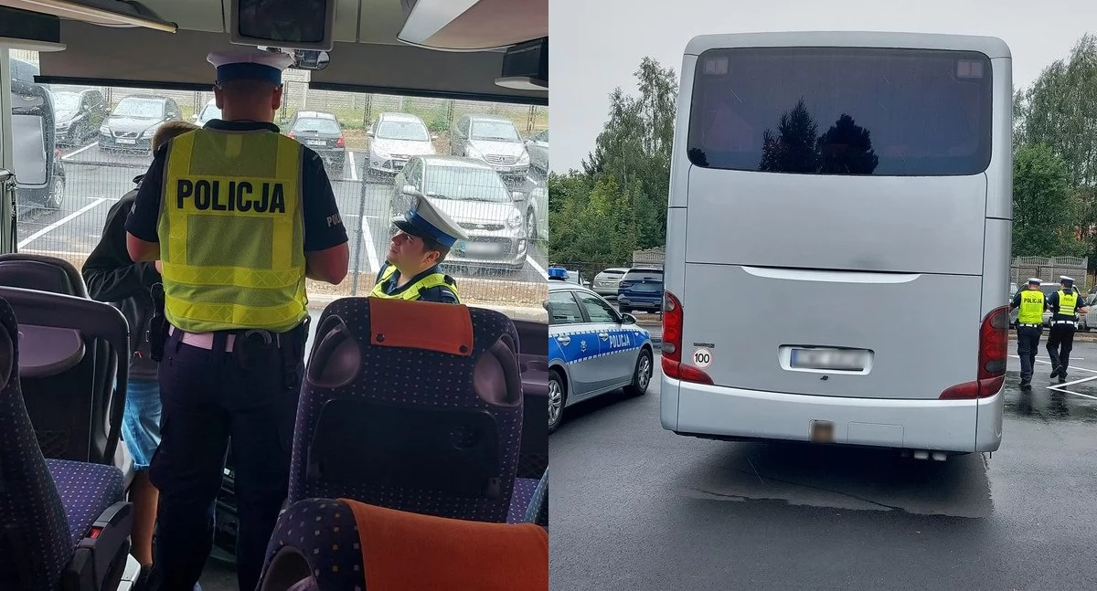 Policjanci dbają o bezpieczeństwo dzieci - ruszyły kontrole autobusów i przystanków