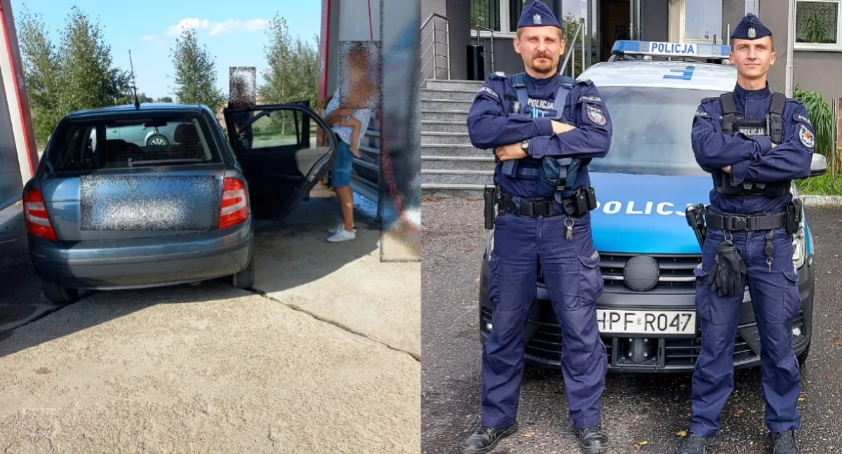 Mył samochód, gdy zatrzasnęły się drzwi - w rozgrzanym aucie została jego mała córka