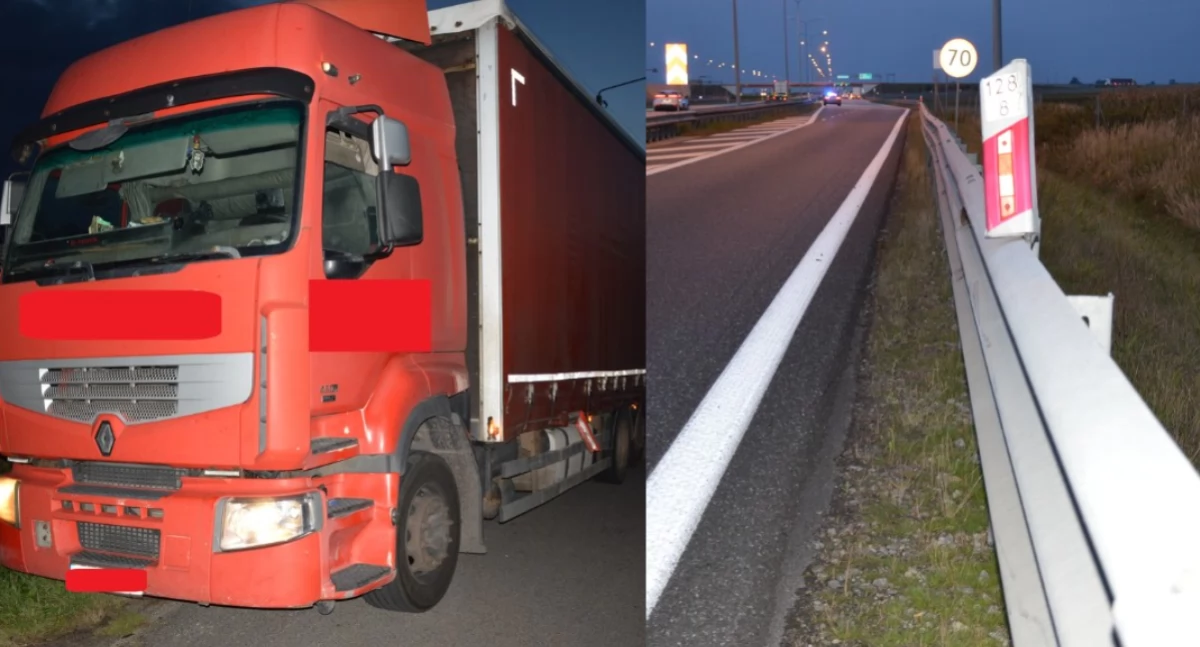 Pijany kierowca ciężarówki jechał wężykiem po S8 - miał prawie 3,5 promila alkoholu! 