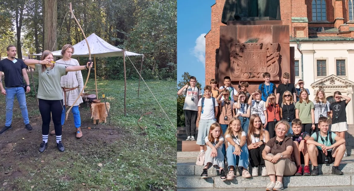 Lekcja historii naszego kraju - uczniowie pojechali do Biskupina i Gniezna