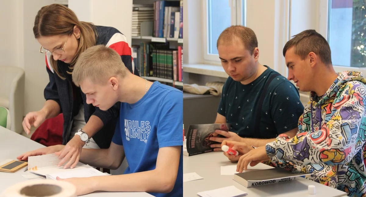 Lekcja w bibliotece - uczniowie dowiedzieli się, jak dbać o książki 