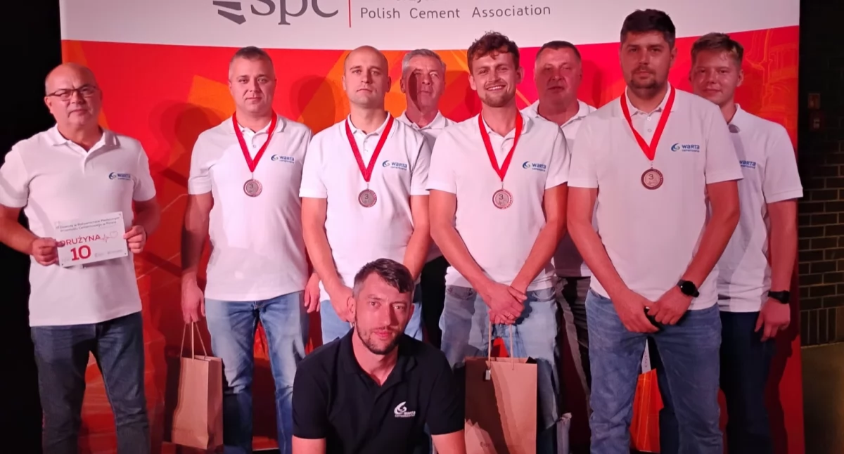 Sukces przedstawicieli cementowni z Trębaczewa - stanęli na podium ogólnopolskich zawodów!