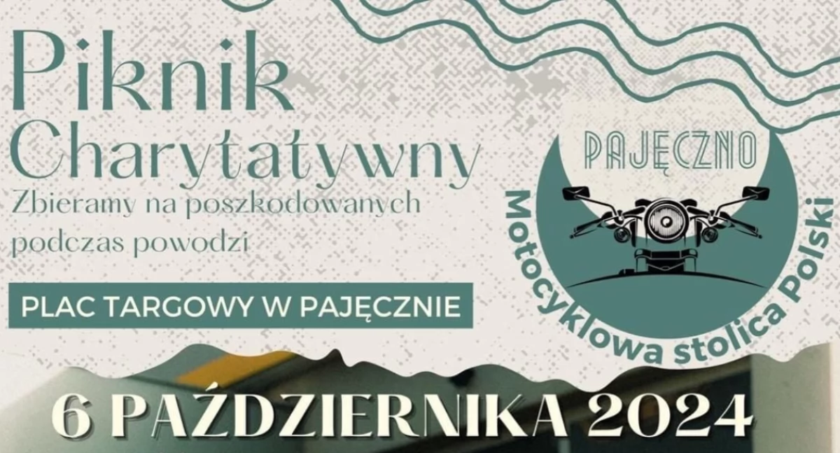 Piknik charytatywny w Pajęcznie - zlot motocyklowy, koncerty i atrakcje dla całej rodziny