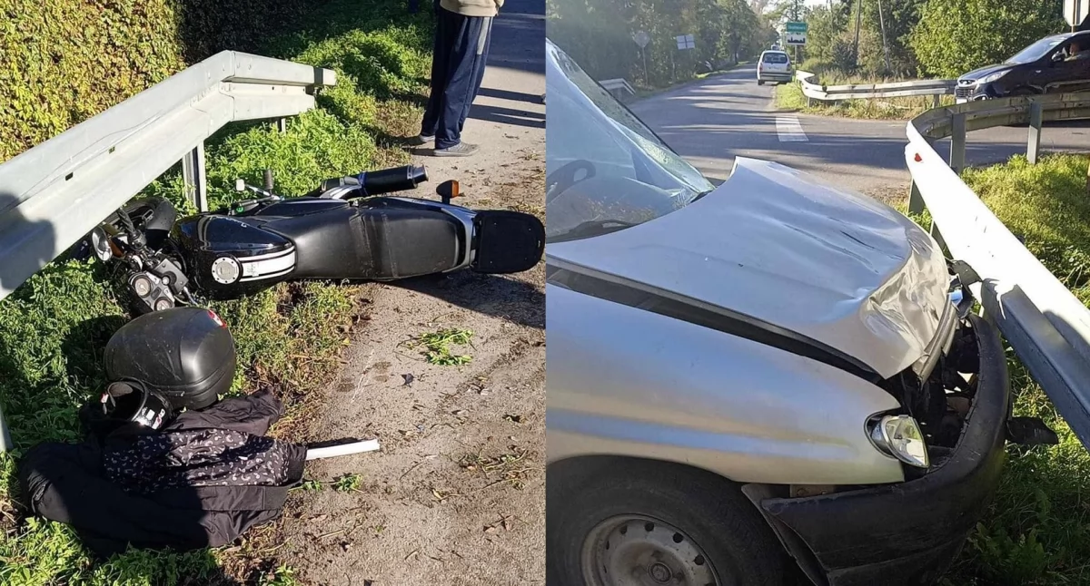 Skuterem wymusił pierwszeństwo. 72-latek trafił do szpitala