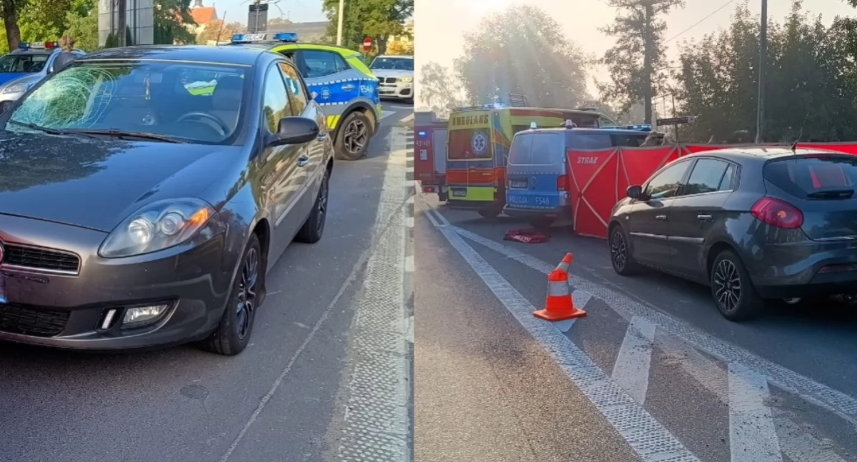Tragedia na przejściu dla pieszych - nie żyje 79-latek