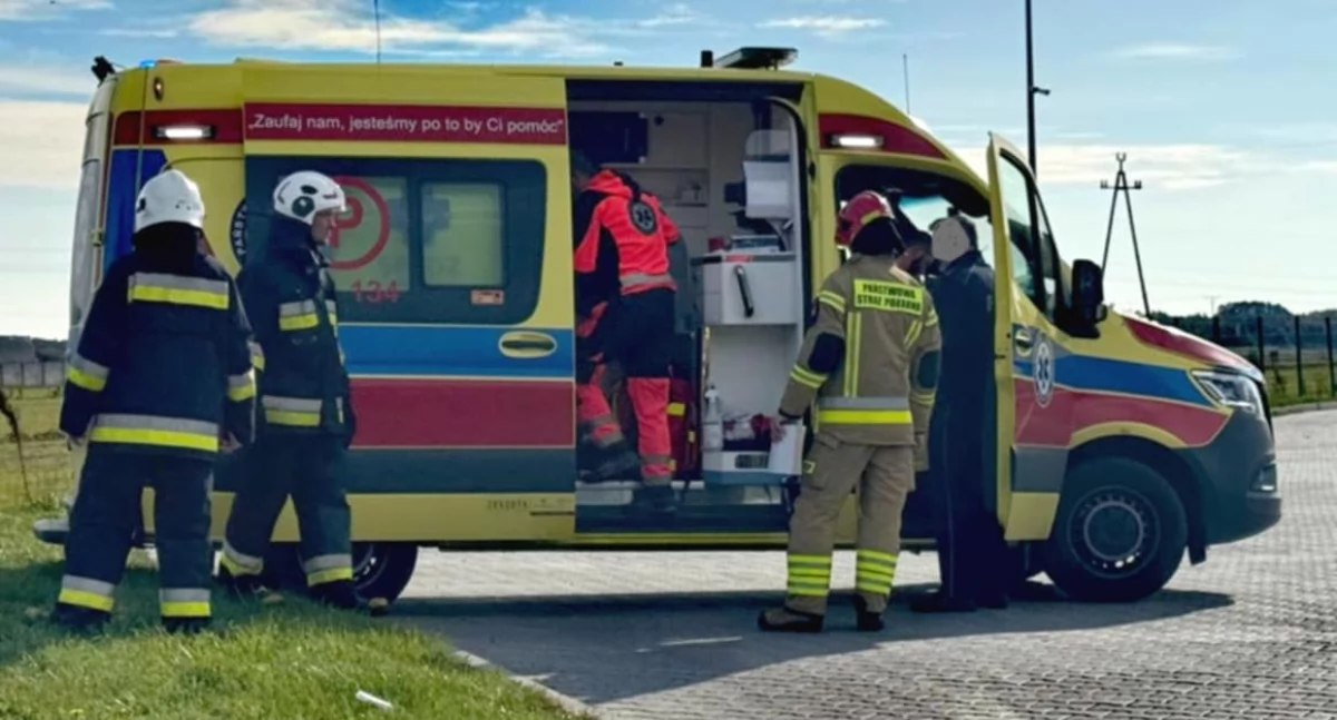 Wymusiła pierwszeństwo i wjechała w motocyklistę. Mężczyzna trafił do szpitala
