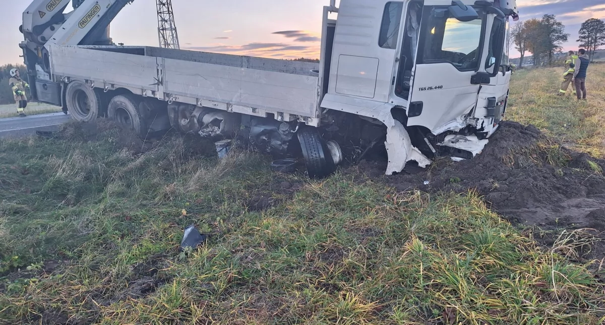 Tragiczny wypadek drogowy - zginął kierowca toyoty 