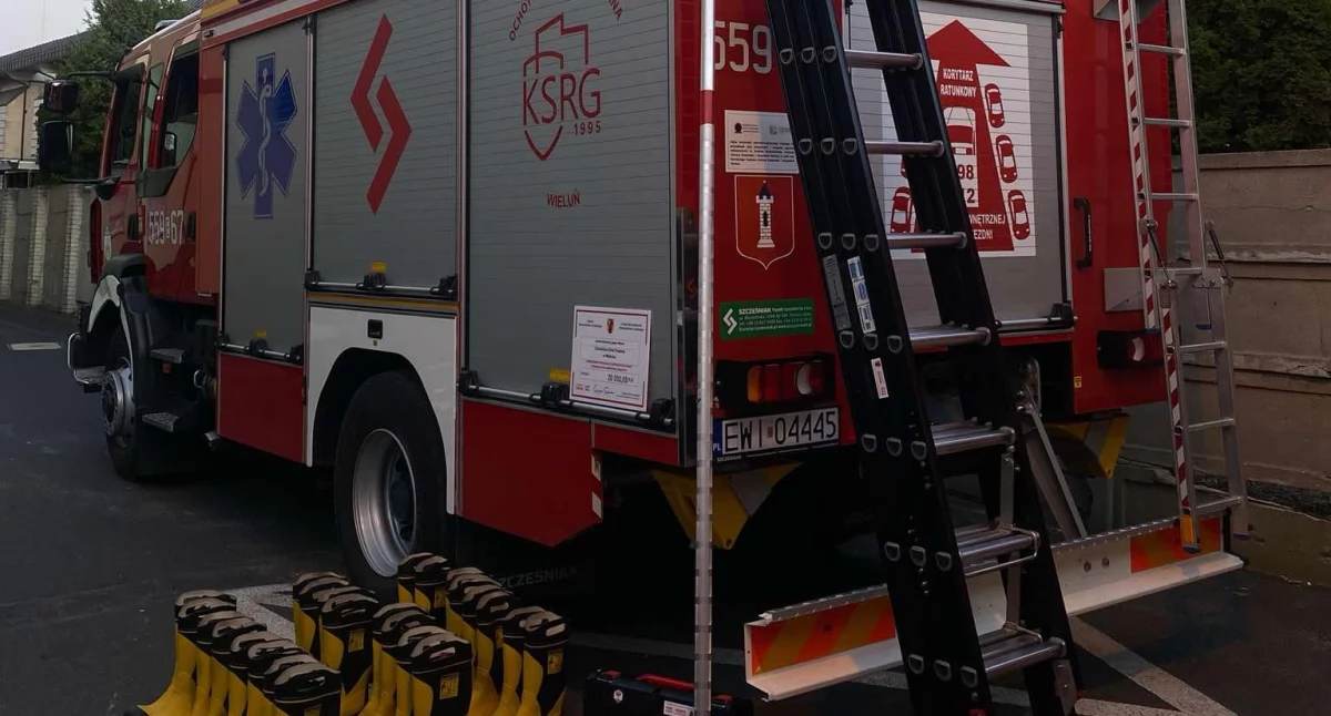 Nowy sprzęt dla strażaków - co kupili druhowie z Wielunia?