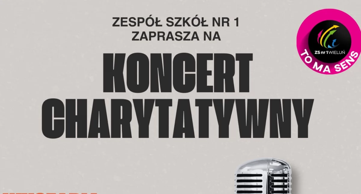 Koncert charytatywny w szkole - dochód trafi do uczennicy