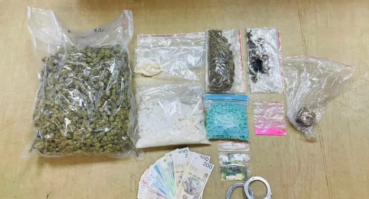 Policjanci zabezpieczyli ponad dwa kilogramy narkotyków
