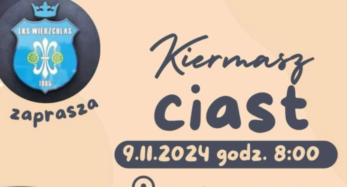 LKS Wierzchlas zjednoczony w pomocy dla małego Maksa – Kiermasz ciast na rzecz chorego chłopca z Działoszyna