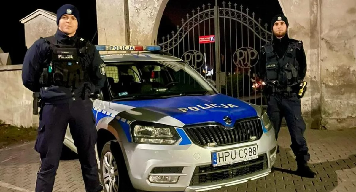 Policjanci pomogli 68-latce z cukrzycą – uratowali życie dzięki szybkiej reakcji na ulicy