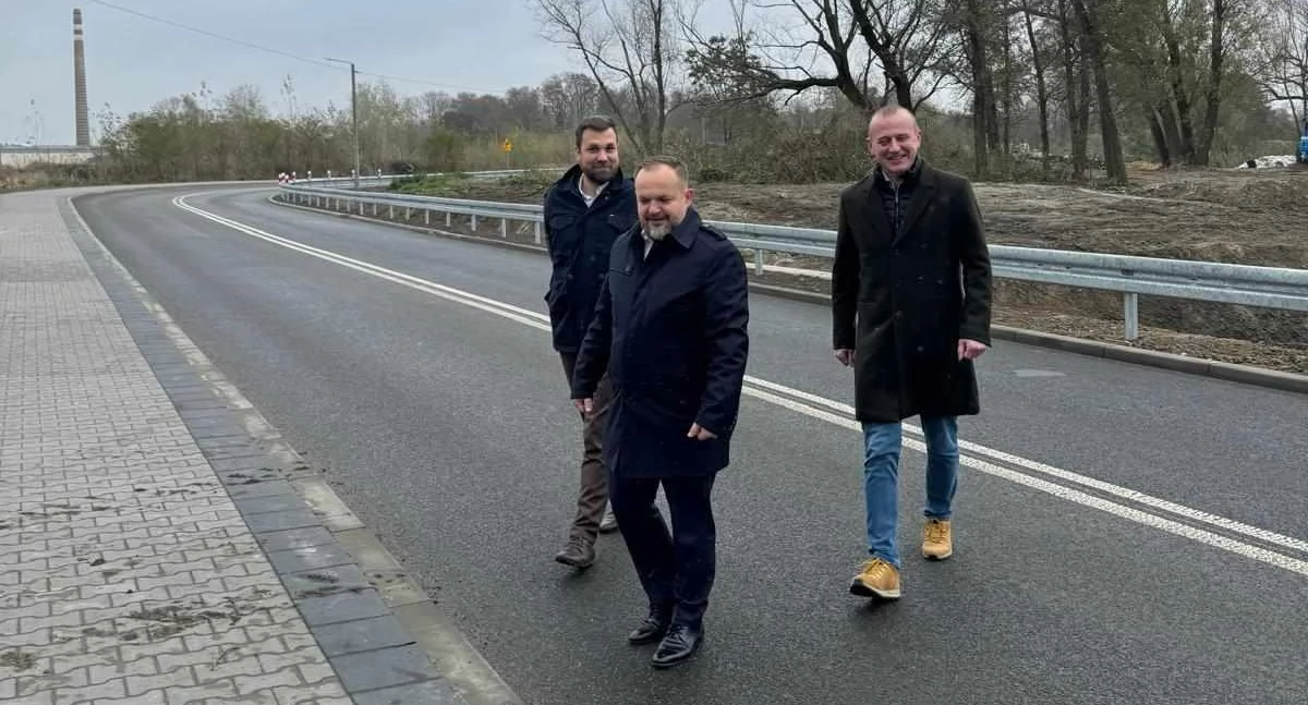 Ulica Jagiełły w Wieluniu już dostępna dla kierowców: Komfortowy i bezpieczny łącznik strefy przemysłowej z drogą krajową 45