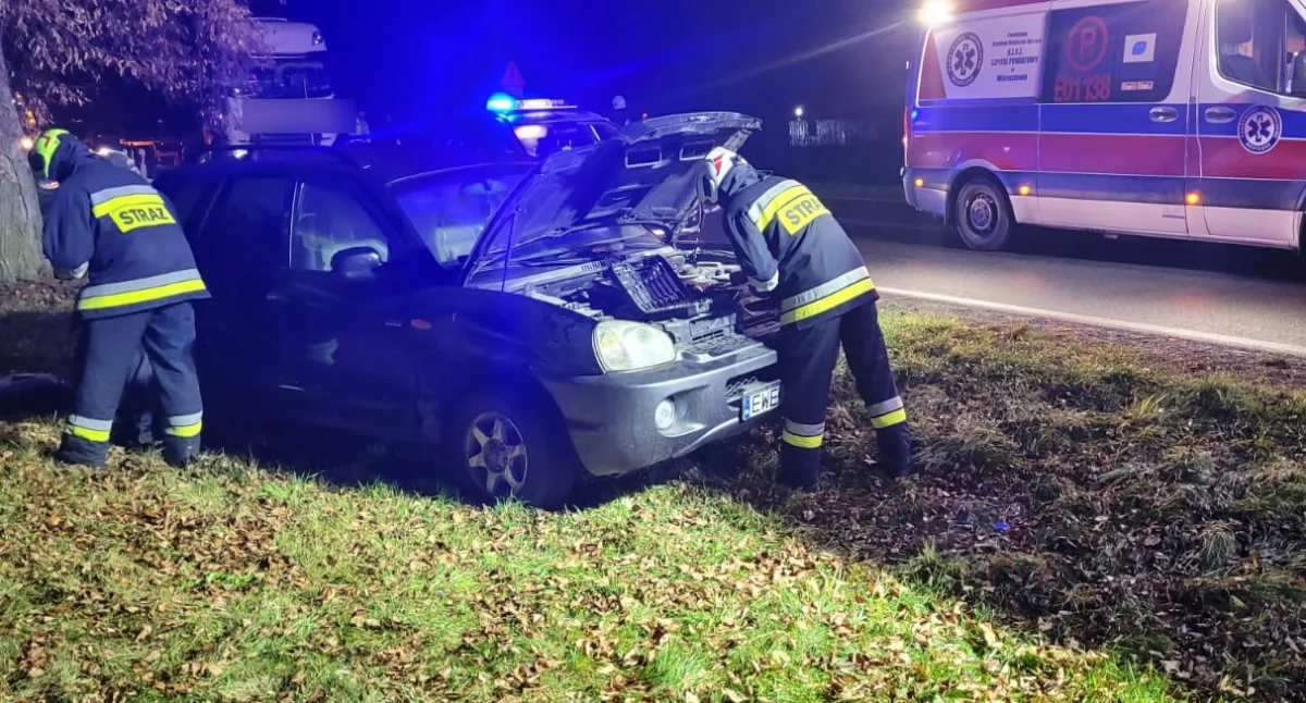 Zderzenie dwóch aut - jeden z kierowców wymusił pierwszeństwo