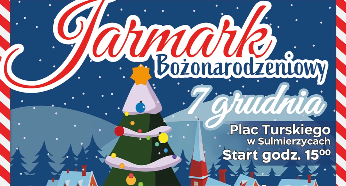 Jarmark Bożonarodzeniowy w Sulmierzycach już 7 grudnia: zobacz jaki jest program