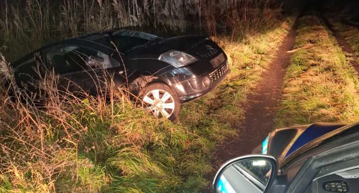 Spowodował kolizję i uciekł - nie miał prawa jazdy, auto miało fałszywe tablice 