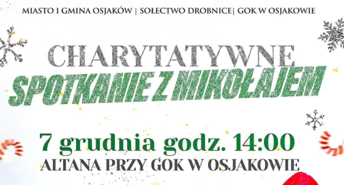 Charytatywne spotkanie z Mikołajem w Osjakowie
