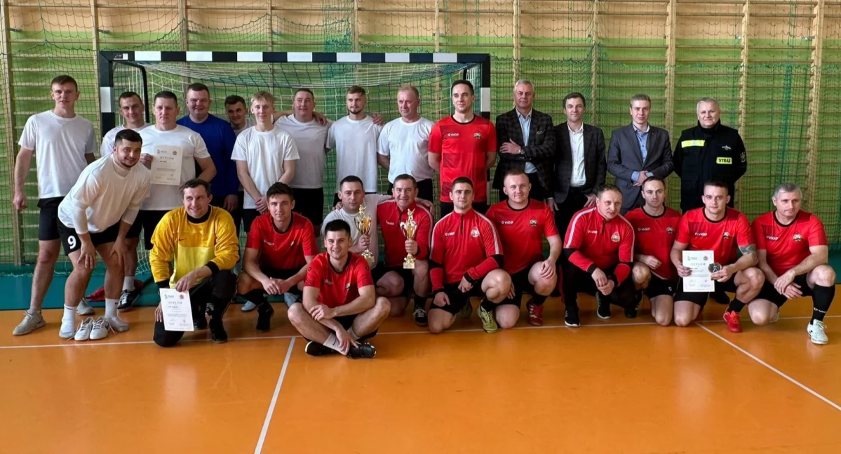 Strażacki Turniej Halowej Piłki Nożnej Powiatu Pajęczańskiego w Rząśni