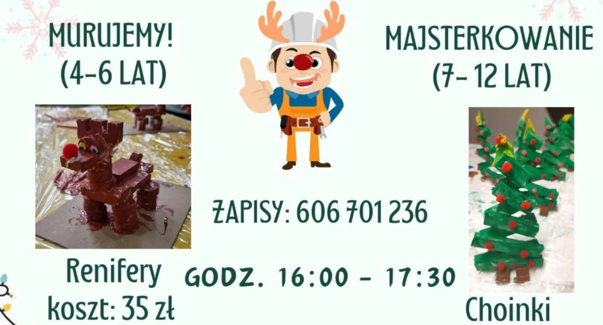 Mikołajkowe warsztaty rękodzielnicze dla dzieci w GOKiS Pątnów