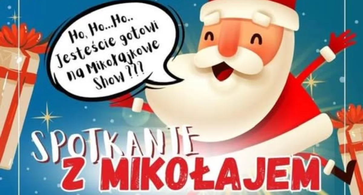 Zaproszenie na świąteczne Spotkanie z Mikołajem w Pajęcznie