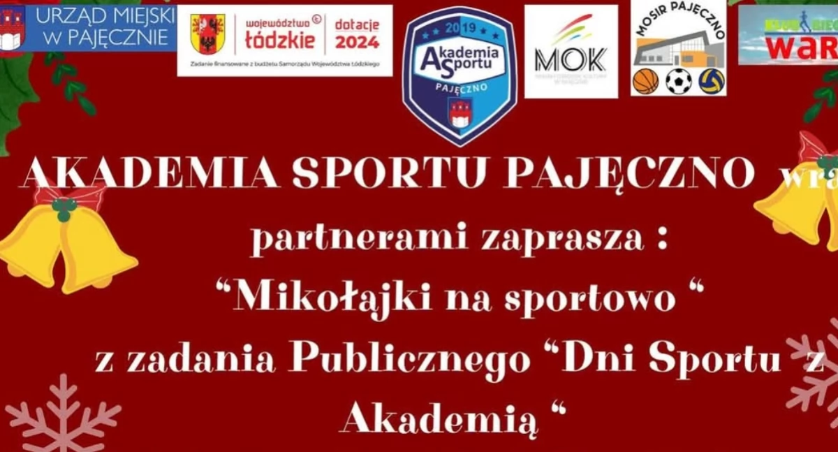Sportowe Mikołajki na Stadionie w Pajęcznie