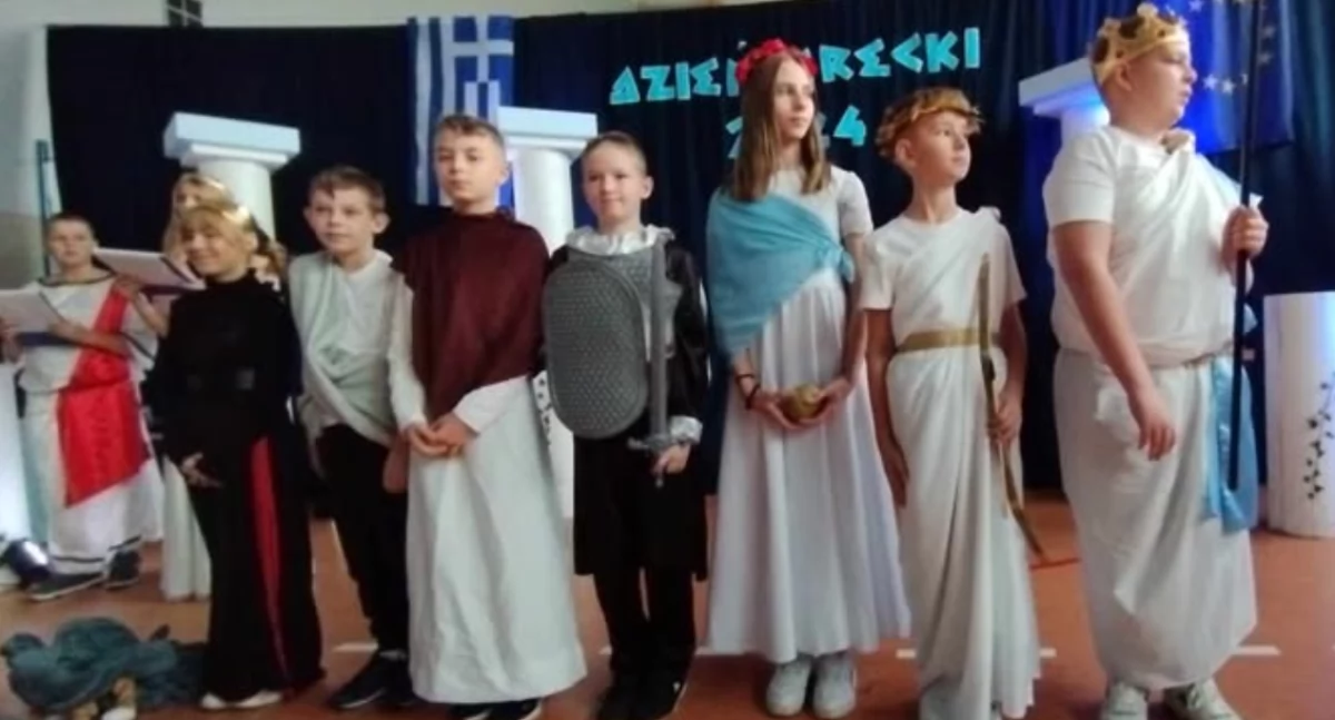 Dzień Grecki 2024 w Szkole Podstawowej w Ostrówku