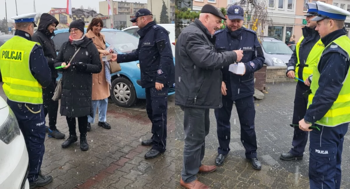 Policyjne mikołajki w Wieluniu - co otrzymali mieszkańcy?