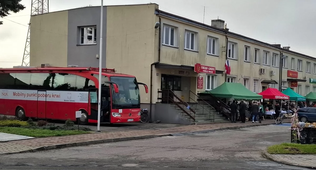Wyjątkowy jarmark bożonarodzeniowy w Strzelcach Wielkich: mieszkańcy mogli podarować krew