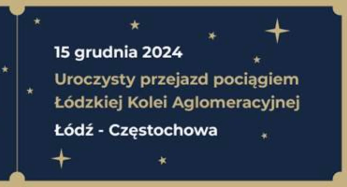 Gmina Rząśnia: Uroczysty przejazd Łódzkiej Kolei Aglomeracyjnej 