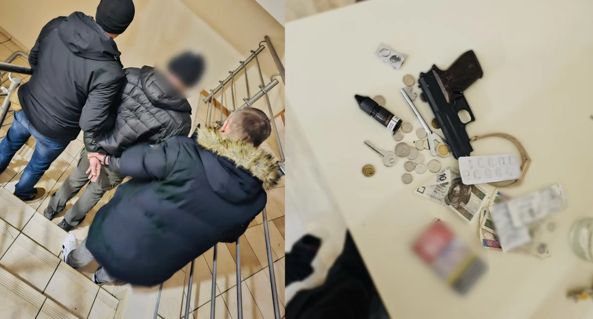 Napad z bronią w ręku! 27-latkowi grozi 15 lat więzienia