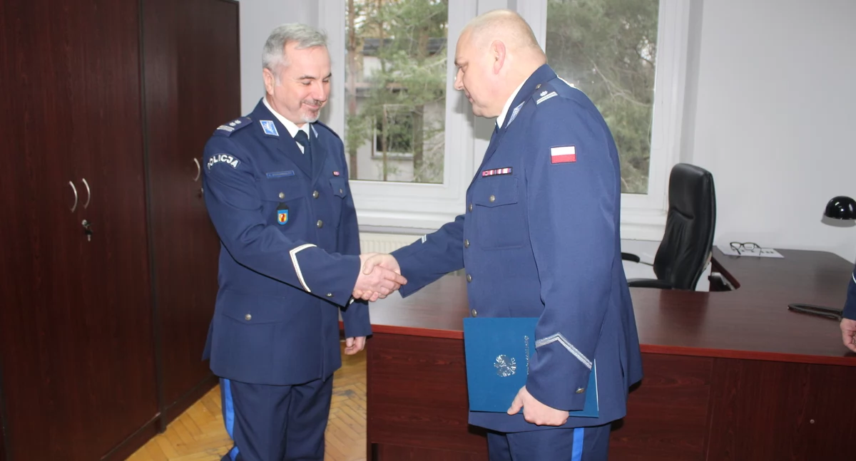 Zmiany w pajęczańskiej policji - jest nowy zastępca komendanta