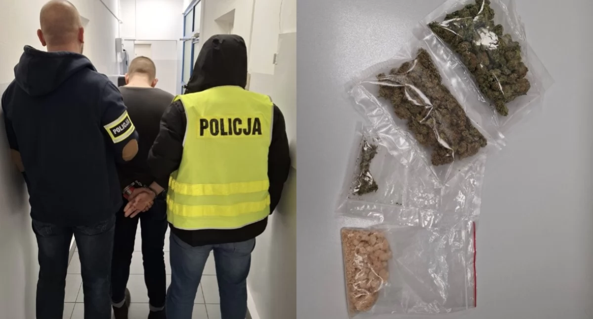 Dwóch młodych mężczyzn zatrzymanych - mieli blisko pół kilograma narkotyków!