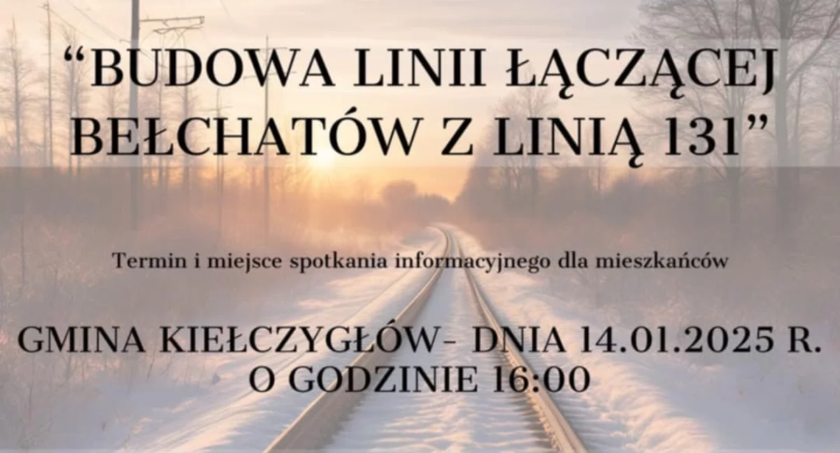 Przyszłość kolei w gminie Kiełczygłów: trwa zbieranie opinii mieszkańców