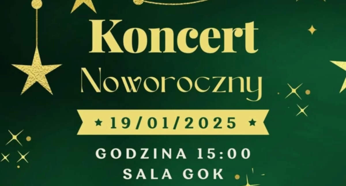 Noworoczny koncert w Gminnym Ośrodku Kultury w Czarnożyłach
