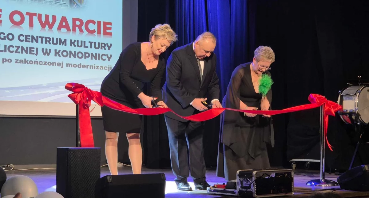 Wielkie otwarcie Gminnego Centrum Kultury i Biblioteki Publicznej w Konopnicy