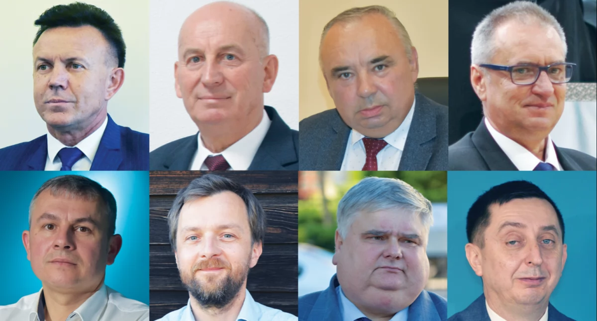 Jaki był rok 2024 - mówią wójtowie z wieluńskiego: Grzegorz Mielczarek, Andrzej Modrzejewski, Jacek Kurowski, Zbigniew Dąbrowski, Arkadiusz Banaś, Jacek Olczyk, Grzegorz Maras, Leszek Gierczyk
