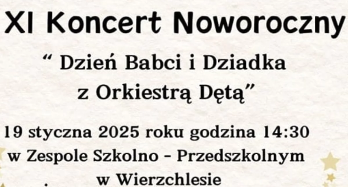 XI Koncert Noworoczny w Wierzchlesie: Świętuj Dzień Babci i Dziadka z Orkiestrą Dętą