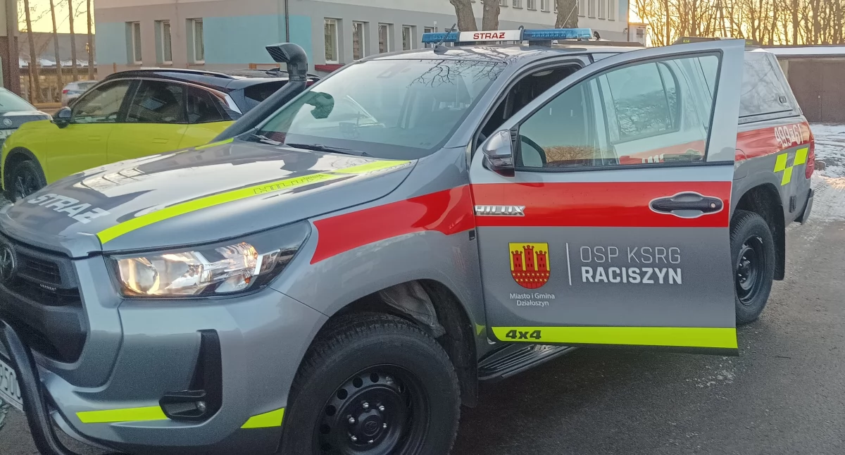 Nowy wóz zajechał do OSP KSRG Raciszyn
