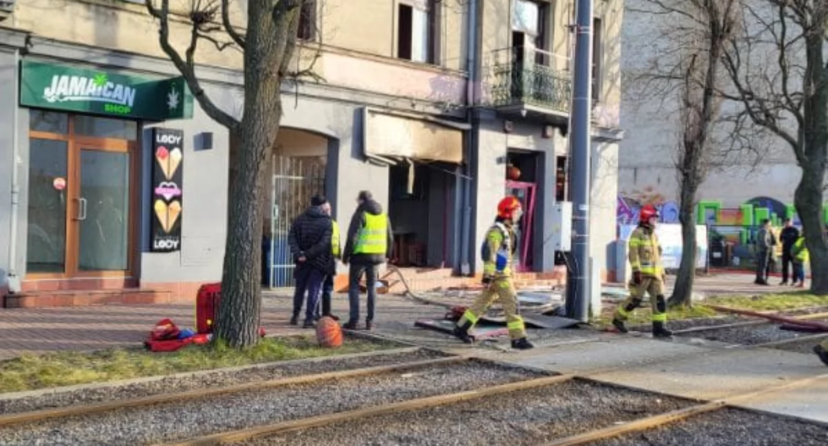 Eksplozja w centrum Częstochowy. W restauracji doszło do wybuchu gazu