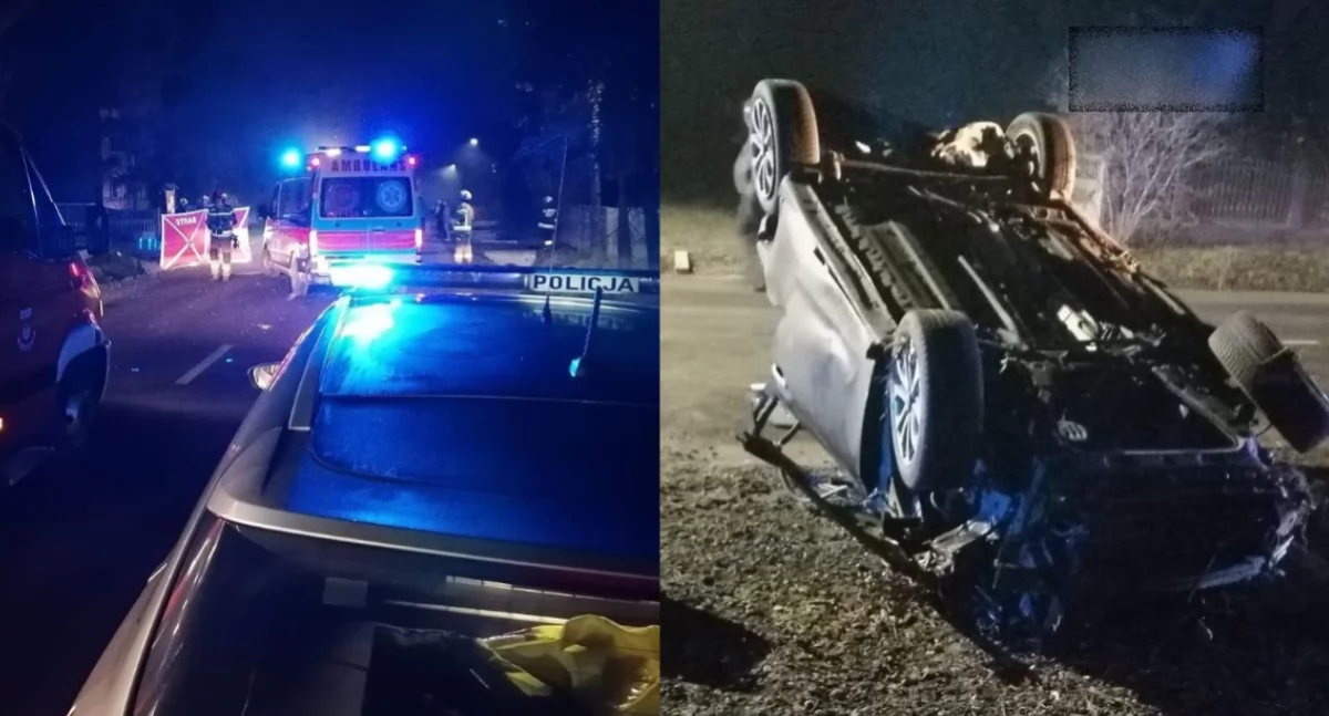 Zjechał autem do rowu i dachował - 30-latek zginął na miejscu