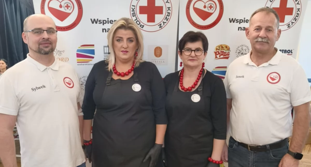 Rekordowa akcja krwiodawstwa w Klubie HDK w Wieluniu– 100 dawców i 45 litrów krwi!